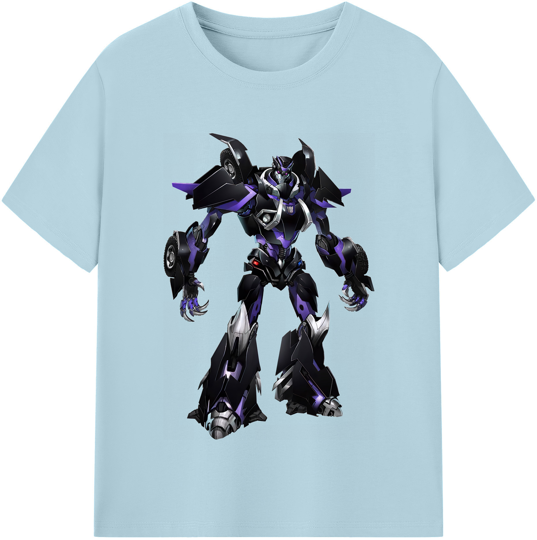 （画像用） Transformers トランスフォーマー 綿100％半袖Tシャツ（フロントプリント）